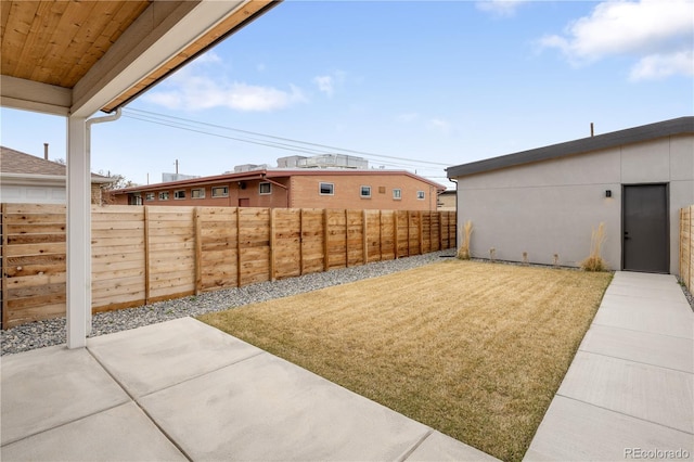 1953 W 47th Ave, Denver, CO 80211 - view of yard with a fenced backyard and a patio area