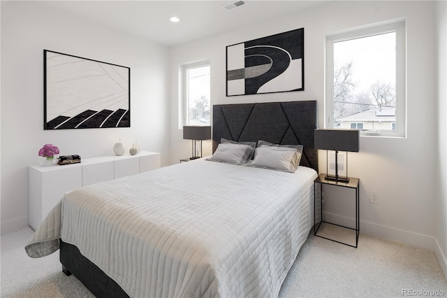 1953 W 47th Ave, Denver, CO 80211 - bedroom featuring light colored carpet and recessed lighting