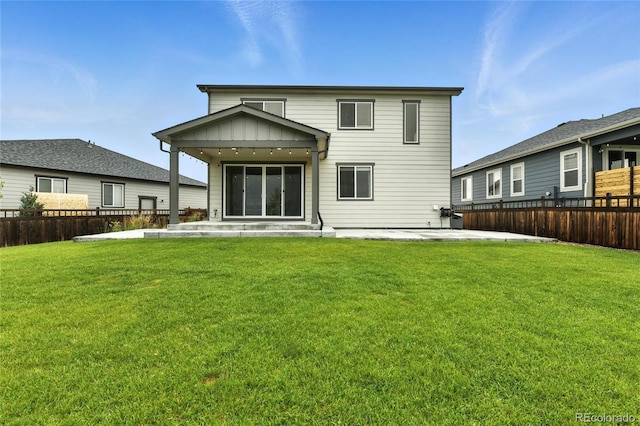 6513 Dry Fork Cir, Frederick, CO 80516 - back of property with a patio area