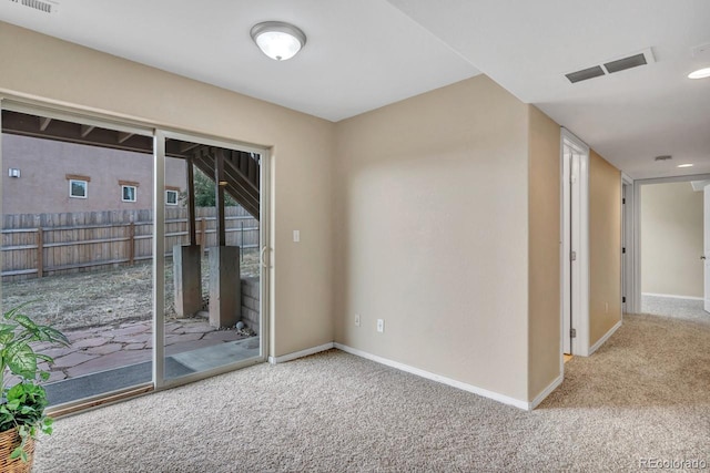 861 Circle Rd, Palmer Lake, CO 80133 - carpeted spare room featuring baseboards and visible vents