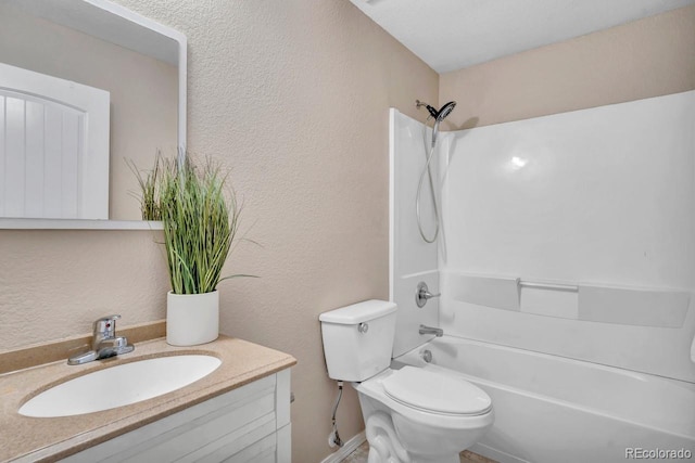 861 Circle Rd, Palmer Lake, CO 80133 - full bathroom with vanity, bathtub / shower combination, and toilet