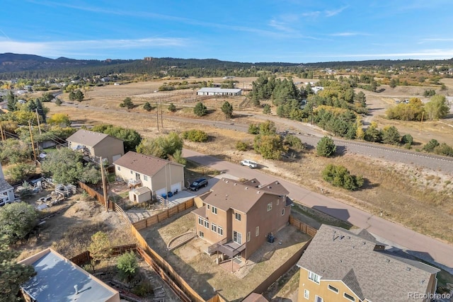 861 Circle Rd, Palmer Lake, CO 80133 - birds eye view of property with a mountain view and a residential view