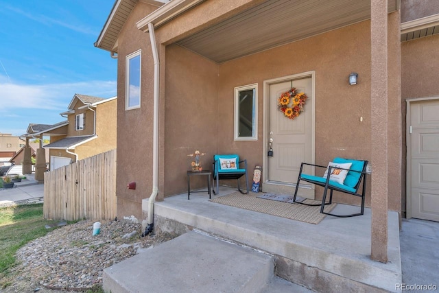 861 Circle Rd, Palmer Lake, CO 80133 - property entrance with stucco siding