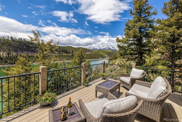 309 Eastridge Dr, Dillon, CO 80435 - deck featuring a water view