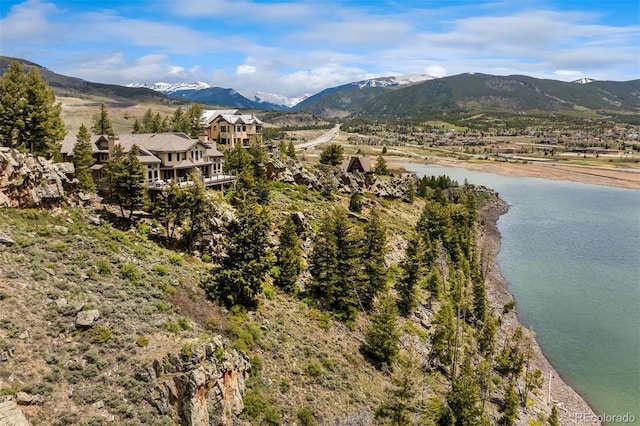 309 Eastridge Dr, Dillon, CO 80435 - view of mountain backdrop with a nearby body of water