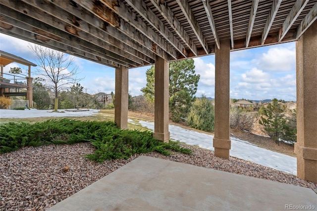 view of patio / terrace