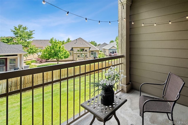 7422 S Quail Cir Unit 1624, Littleton, CO 80127 - balcony featuring a residential view