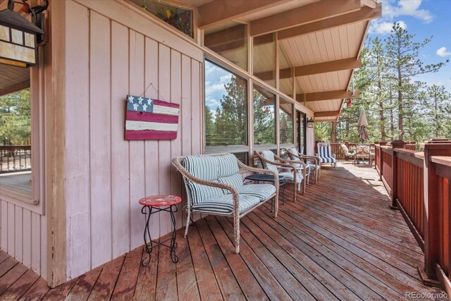 view of deck