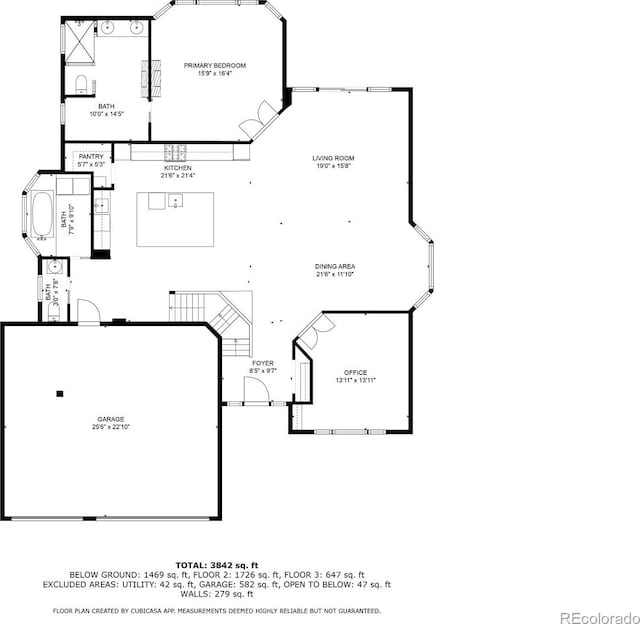 5980 Dunraven Ct, Golden, CO 80403 - view of home floor plan
