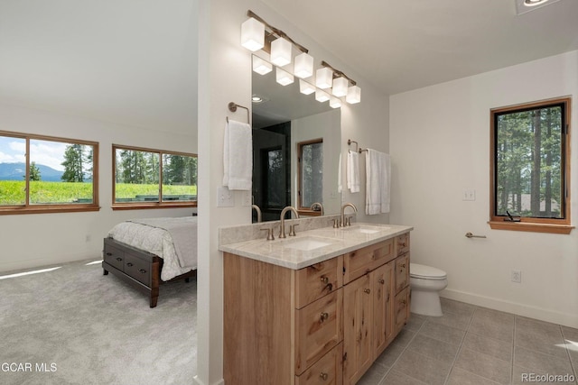 452 Gcr 835, Fraser, CO 80442 - bathroom featuring double vanity and tile patterned flooring