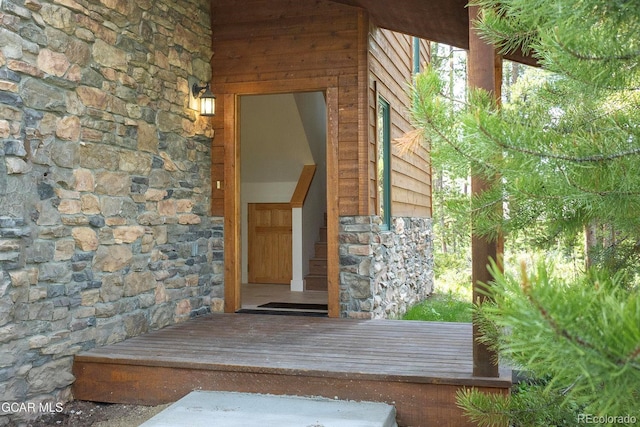 452 Gcr 835, Fraser, CO 80442 - entrance to property featuring stone siding