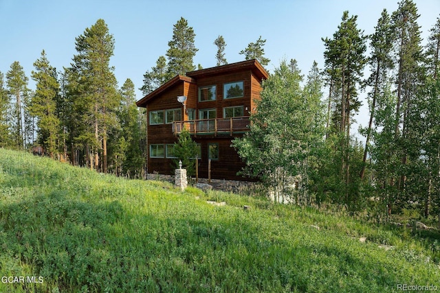 452 Gcr 835, Fraser, CO 80442 - back of house with a wooden deck