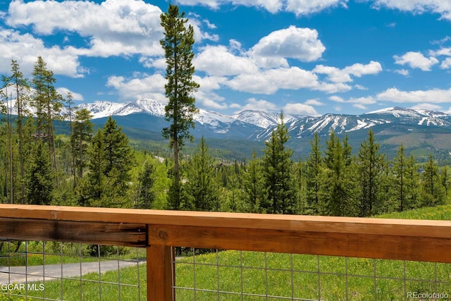 452 Gcr 835, Fraser, CO 80442 - view of mountain backdrop with a heavily wooded area