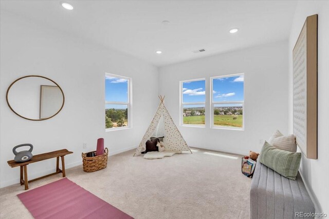 900 Eldorado Ln, Louisville, CO 80027 - rec room featuring carpet and recessed lighting