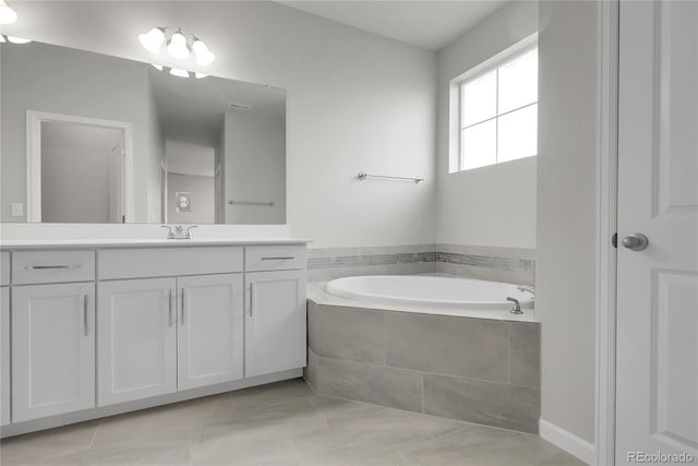 23895 E Rocky Top Pl, Aurora, CO 80016 - full bathroom featuring vanity and a bath