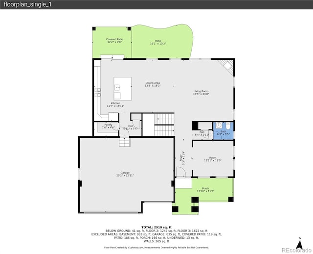 23895 E Rocky Top Pl, Aurora, CO 80016 - home floor plan
