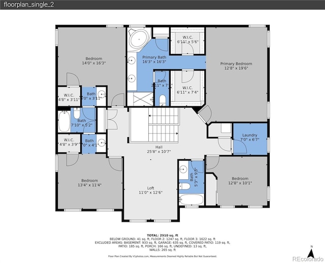 23895 E Rocky Top Pl, Aurora, CO 80016 - property floor plan