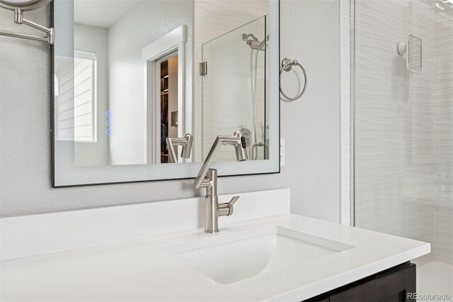 23814 E 36th Pl, Aurora, CO 80019 - full bathroom with a shower stall and vanity