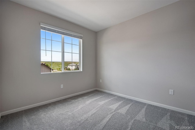 spare room with carpet flooring