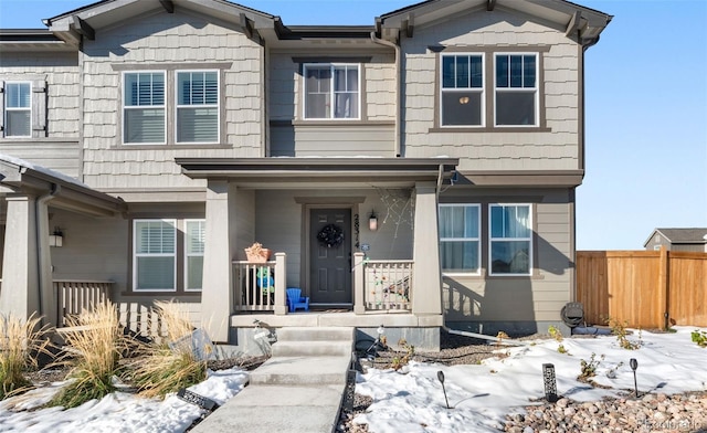 28314 E 6th Pl, Watkins, CO 80137 - view of front facade featuring covered porch