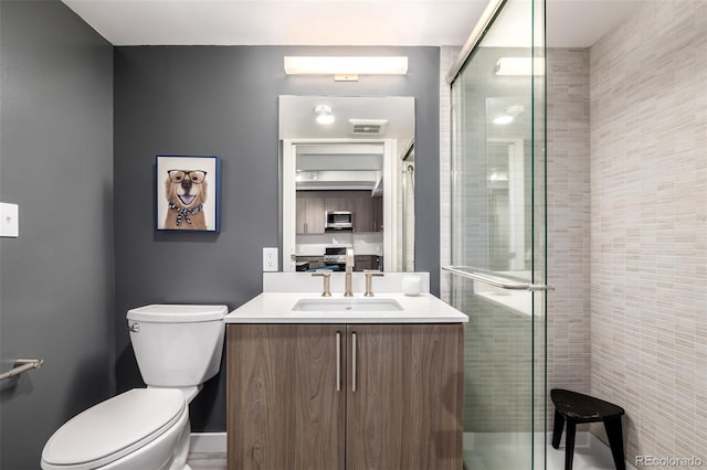 1495 Vrain St Unit 110, Denver, CO 80204 - full bath featuring vanity and a stall shower
