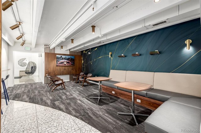 1495 Vrain St Unit 110, Denver, CO 80204 - building lobby featuring beamed ceiling