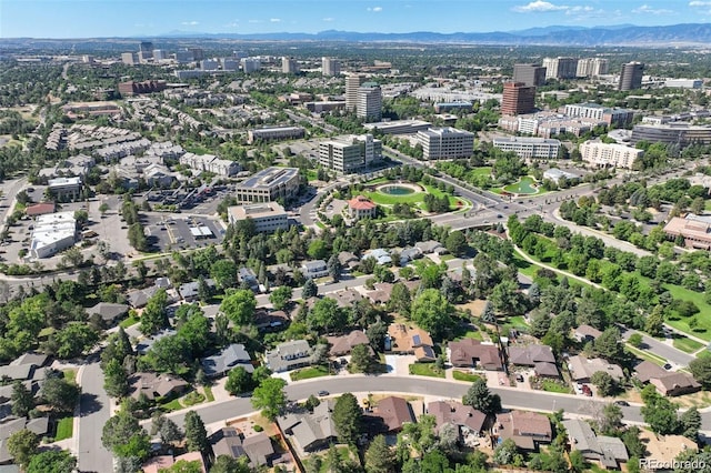 8664 E Monmouth Pl, Denver, CO 80237 - view of urban area featuring a mountain backdrop