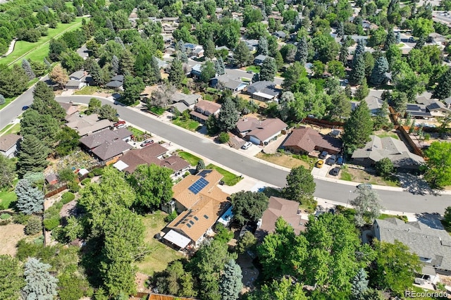 8664 E Monmouth Pl, Denver, CO 80237 - aerial overview of property's location featuring nearby suburban area