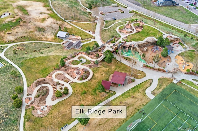 drone / aerial view