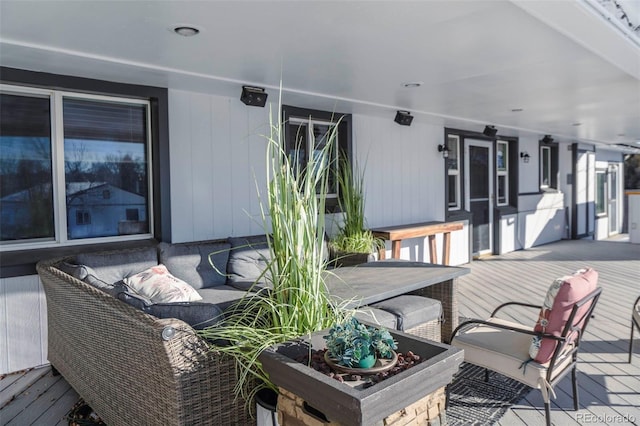 9910 Ammons Cir, Westminster, CO 80021 - deck featuring outdoor lounge area
