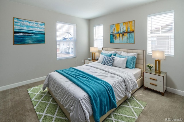 bedroom featuring carpet floors