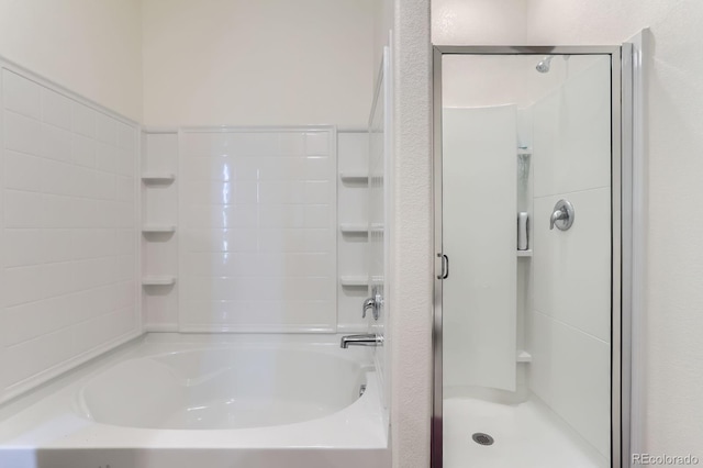 215 N Stewart St, Keenesburg, CO 80643 - full bath with a shower with door and a tub to relax in
