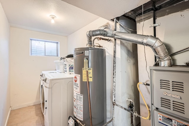 2615 S Laredo Ct, Aurora, CO 80013 - utility room with gas water heater and separate washer and dryer