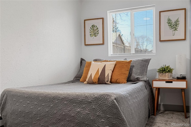 bedroom with carpet flooring