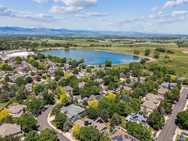 3145 Stevens Cir, Erie, CO 80516 - bird's eye view of a water and mountain view