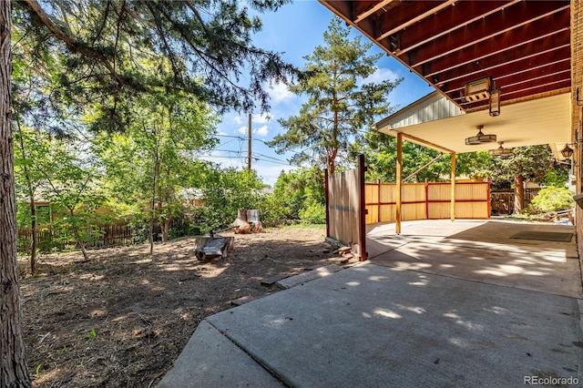 305 Titan St, Aurora, CO 80011 - view of yard featuring a patio