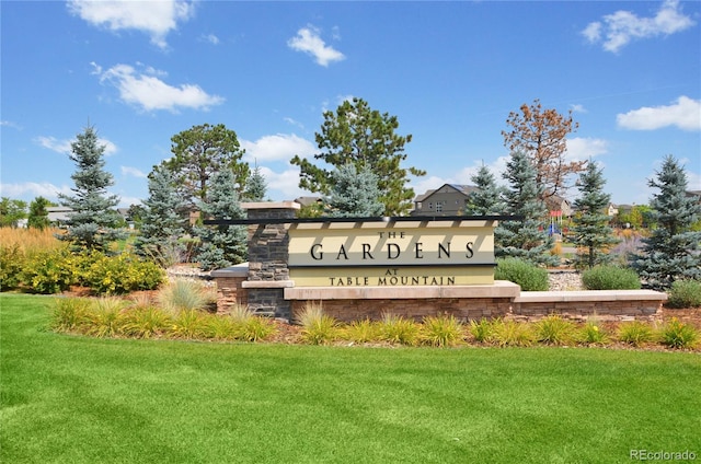 15378 W 50th Pl, Golden, CO 80403 - community sign featuring a yard