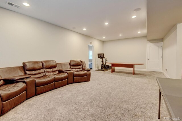 8071 Tabor St, Arvada, CO 80005 - cinema room with carpet and recessed lighting