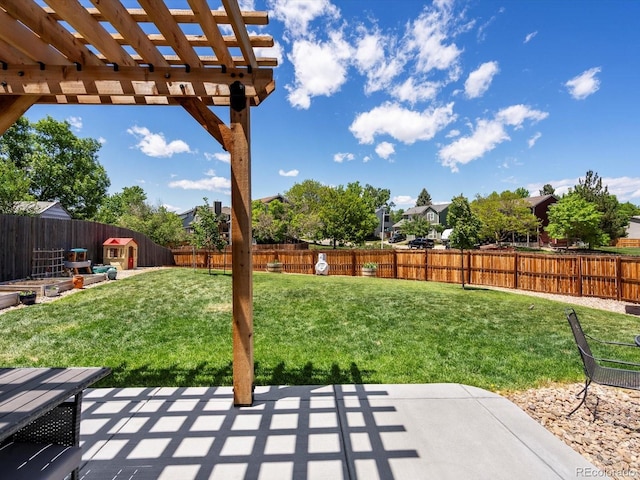 2006 E 97th Ave, Thornton, CO 80229 - view of yard featuring a patio area and a pergola