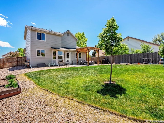 2006 E 97th Ave, Thornton, CO 80229 - rear view of property with a pergola and a patio