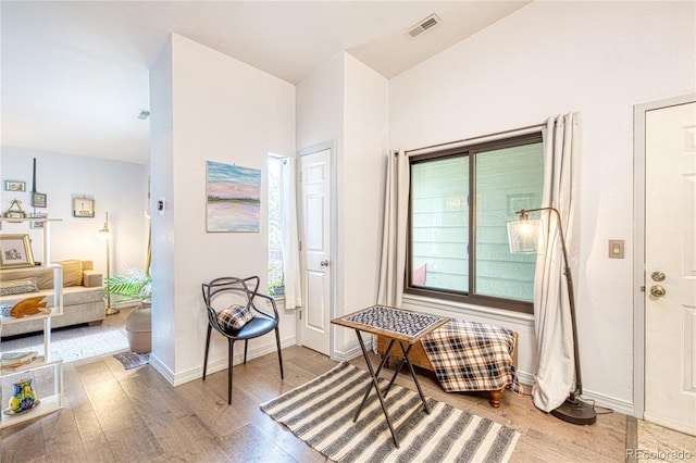 919 S Dawson Way Unit 17, Aurora, CO 80012 - living area with wood finished floors and baseboards