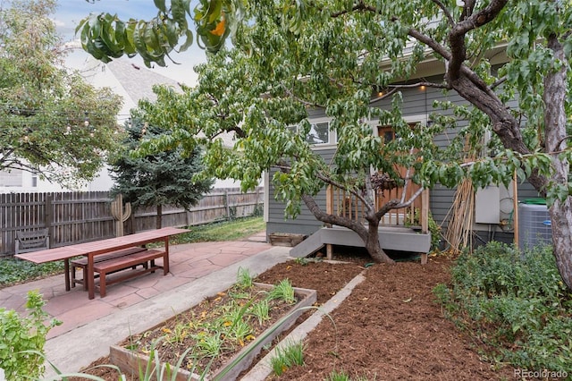 view of community featuring a patio area