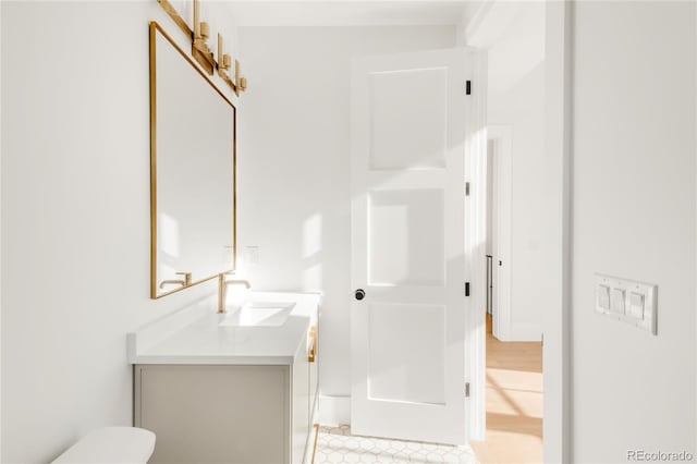 4452 Xavier St, Denver, CO 80212 - half bathroom with vanity and toilet