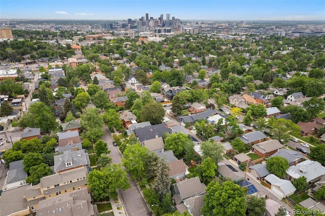 3424 W 31st Ave, Denver, CO 80211 - aerial overview of property's location with nearby suburban area