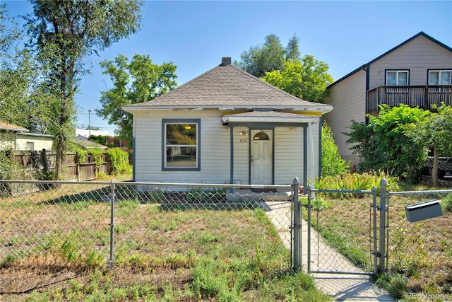 view of bungalow-style house