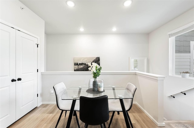 2078 Autumn Moon Dr Unit 3, Windsor, CO 80550 - dining area featuring wood finished floors and recessed lighting