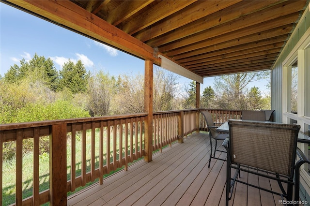 300 Sterling Way Unit 3, Fraser, CO 80442 - wooden deck featuring outdoor dining space