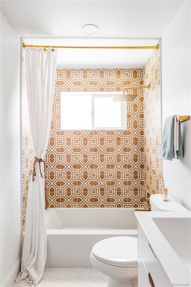 2313 S Race St Unit A, Denver, CO 80210 - full bath with shower / tub combo, toilet, and vanity