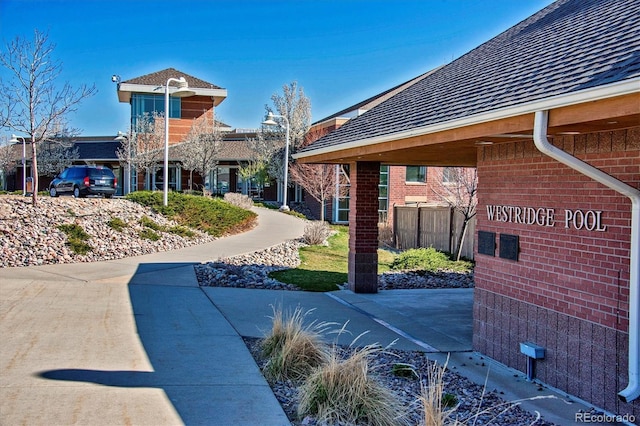 view of community