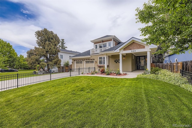 940 Kearney St, Denver, CO 80220 - view of front facade with a garage, stucco siding, driveway, and roof with shingles